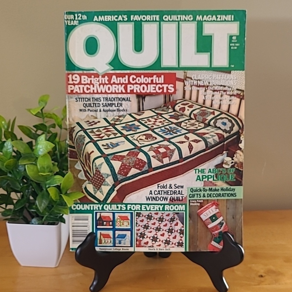 VINTAGE 'QUILT' Project Magazine Winter 1991